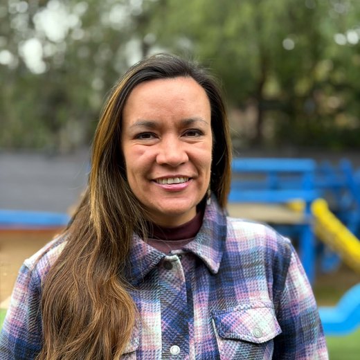 María José Berríos, Terapeuta ocupacional del Jardín Santa Blanca